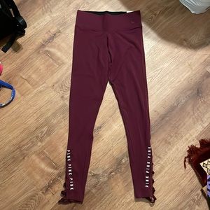 Burgundy Pink Leggings
